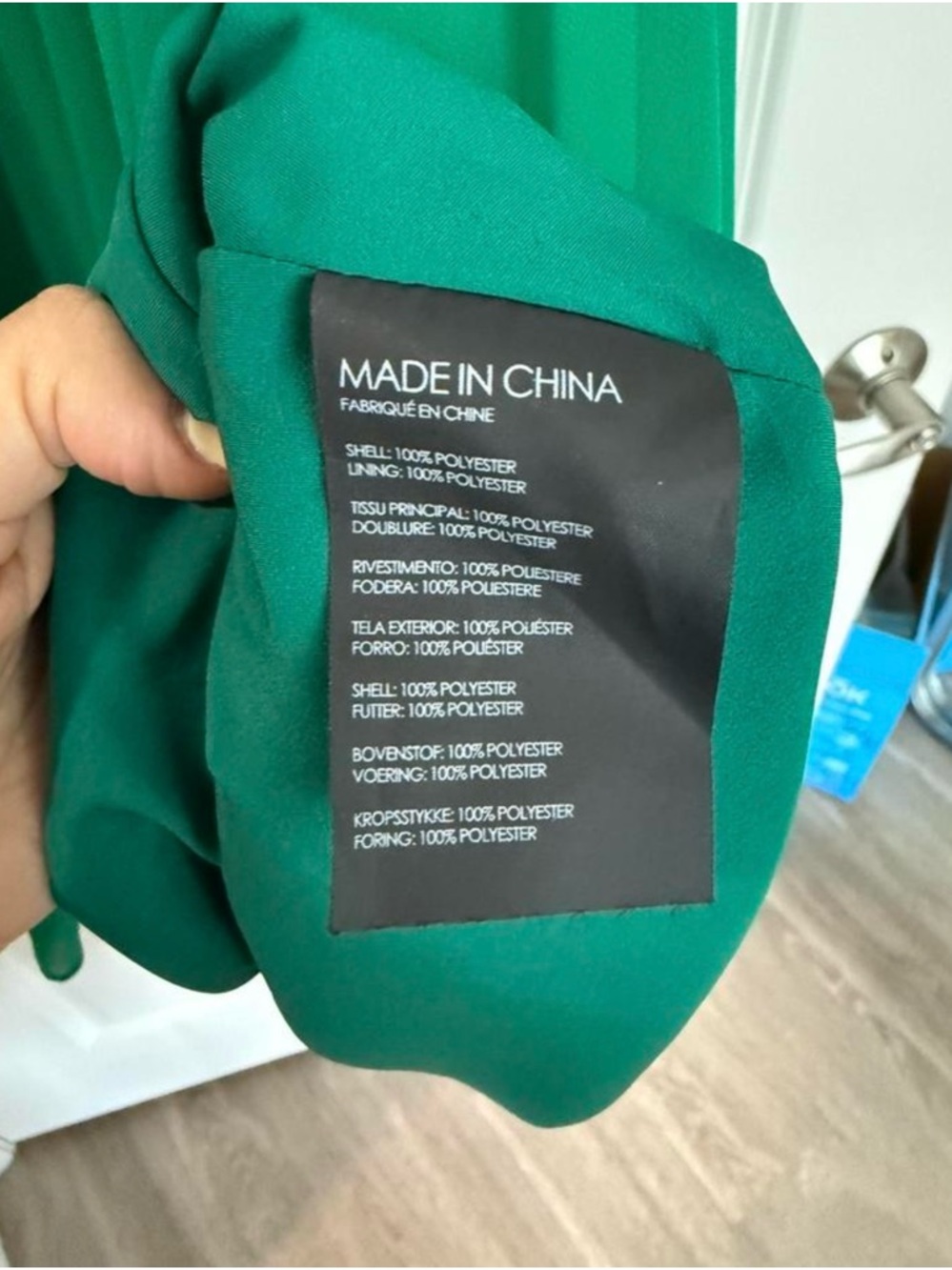 Club Monaco Zorbina Pleated High-Low Dress - Emerald Green - Picture 8 of 8